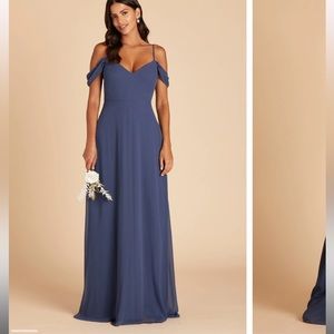 Birdy Grey DEVIN CONVERTIBLE DRESS in SLATE BLUE